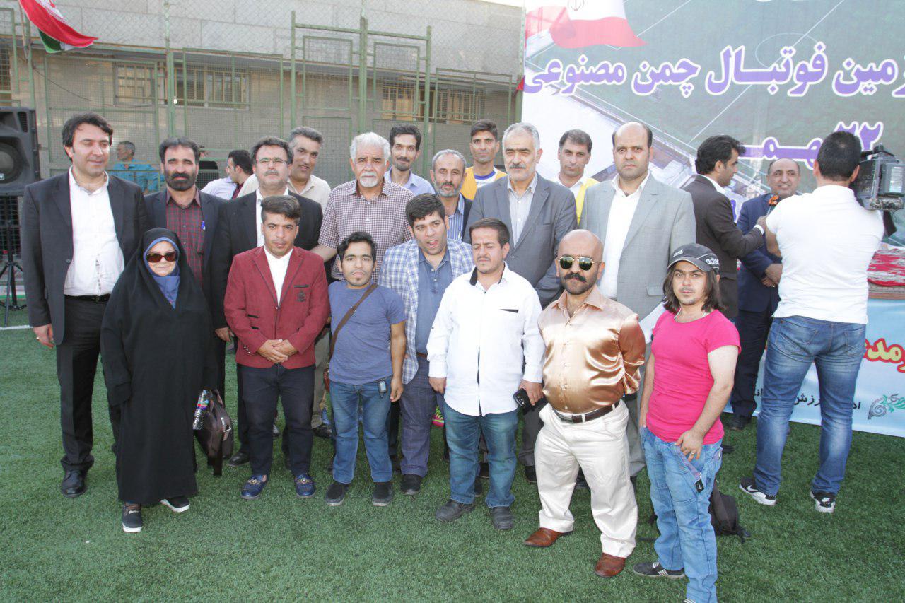 افتتاح زمین چمن مصنوعی ورزشگاه 22 بهمن شرق تهران